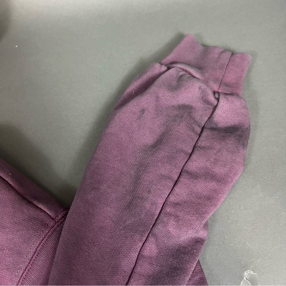 Palm Angels Purple Cropped Hoodie - Picture 5 of 8